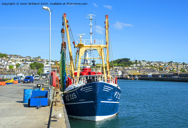 fishing trawler cornwall Picture Board by Kevin Britland