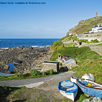 Buy canvas prints of priests cove cornwall by Kevin Britland