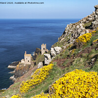 Buy canvas prints of old cornish tin mines by Kevin Britland