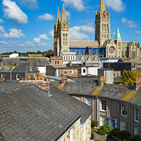 Buy canvas prints of truro cathedral cornwall by Kevin Britland