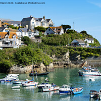 Buy canvas prints of Newquay Harbour Cornwall by Kevin Britland