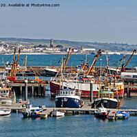 Buy canvas prints of newlyn cornwall by Kevin Britland