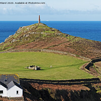 Buy canvas prints of cape cornwall headland by Kevin Britland