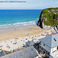 Buy canvas prints of Tolcarne beach newquay by Kevin Britland