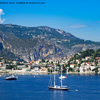 Buy canvas prints of cote d azur french riviera  by Kevin Britland