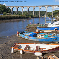 Buy canvas prints of Calstock cornwall by Kevin Britland