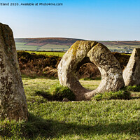 Buy canvas prints of men an tol cornwall by Kevin Britland