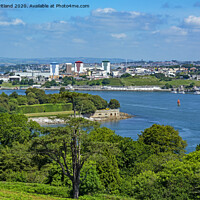 Buy canvas prints of Plymouth sound view by Kevin Britland