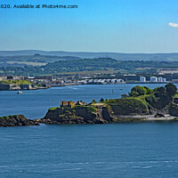 Buy canvas prints of Drakes island plymouth sound by Kevin Britland