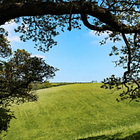 Buy canvas prints of english countryside view by Kevin Britland