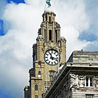 Buy canvas prints of Liver building Liverpool by Kevin Britland