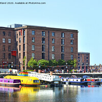 Buy canvas prints of albert dock liverpool by Kevin Britland