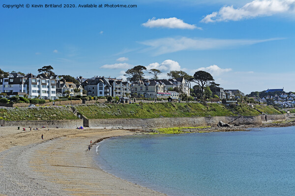 gyllyngvase beach falmouth Picture Board by Kevin Britland