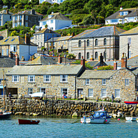 Buy canvas prints of mousehole village cornwall by Kevin Britland
