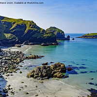 Buy canvas prints of mullion cove cornwall by Kevin Britland
