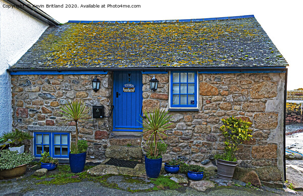fishermans cottage mousehole cornwall Picture Board by Kevin Britland