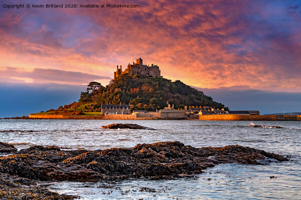 St Michaels mount cornwall Picture Board by Kevin Britland