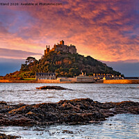 Buy canvas prints of St Michaels mount cornwall by Kevin Britland