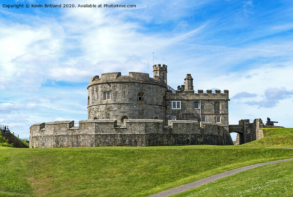 Pendennis Castle Picture Board by Kevin Britland
