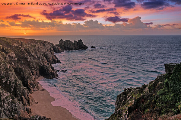 Sunrise in Cornwall Picture Board by Kevin Britland