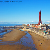 Buy canvas prints of Blackpool seafront by Kevin Britland