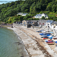 Buy canvas prints of Cawsand Cornwall by Kevin Britland