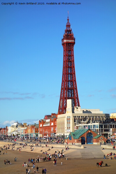 Blackpool Tower Picture Board by Kevin Britland