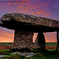 Buy canvas prints of lanyon quoit cornwall by Kevin Britland
