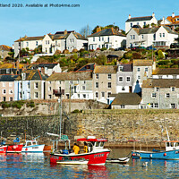 Buy canvas prints of mevagissey cornwall by Kevin Britland