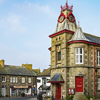 Buy canvas prints of marazion town hall cornwall by Kevin Britland