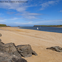 Buy canvas prints of camel estuary padstow cornwall by Kevin Britland