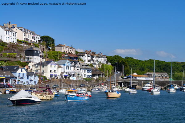 looe river view cornwall england Picture Board by Kevin Britland