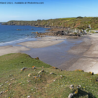 Buy canvas prints of kennack sands cornwall by Kevin Britland
