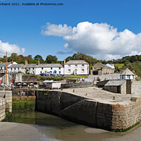 Buy canvas prints of charlestown harbour cornwall by Kevin Britland