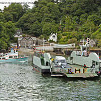 Buy canvas prints of king harry ferry cornwall by Kevin Britland