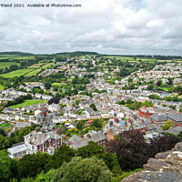 Buy canvas prints of launceston town view by Kevin Britland