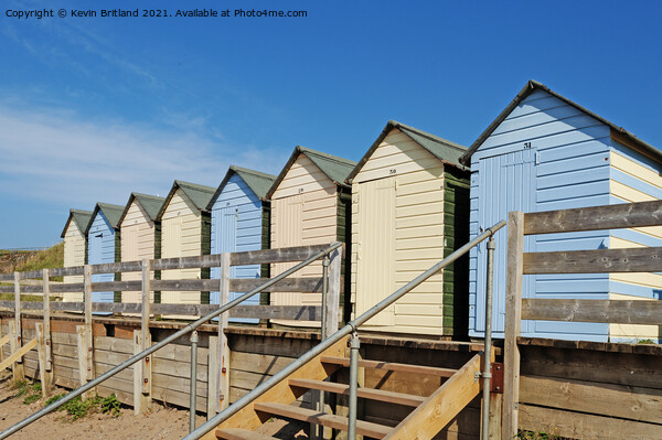 beach huts bude Picture Board by Kevin Britland