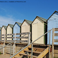 Buy canvas prints of beach huts bude by Kevin Britland