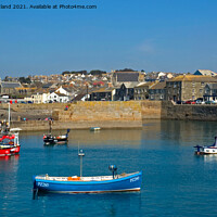 Buy canvas prints of porthleven harbour  by Kevin Britland