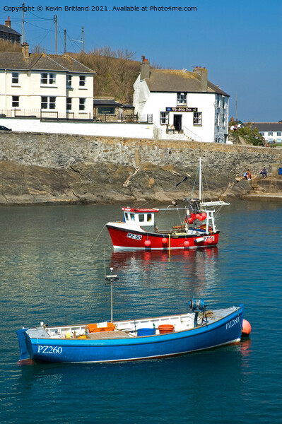 porthleven harbour Picture Board by Kevin Britland