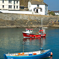 Buy canvas prints of porthleven harbour by Kevin Britland