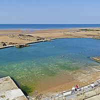 Buy canvas prints of bude sea pool by Kevin Britland