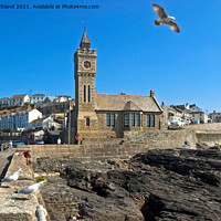 Buy canvas prints of porthleven cornwall by Kevin Britland