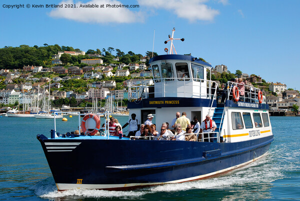 the dartmouth to kingswear ferry Picture Board by Kevin Britland