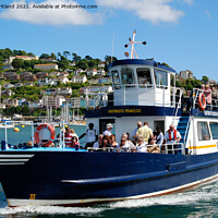 Buy canvas prints of the dartmouth to kingswear ferry by Kevin Britland