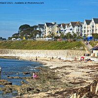 Buy canvas prints of castle beach falmouth by Kevin Britland