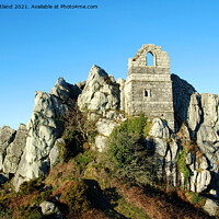 Buy canvas prints of roche rock cornwall by Kevin Britland