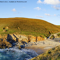 Buy canvas prints of chapel porth cornwall by Kevin Britland