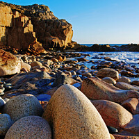 Buy canvas prints of cot cove porth nanven cornwall by Kevin Britland