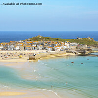 Buy canvas prints of st ives cornwall by Kevin Britland